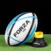 FORZA Rugby Balls [12 Pack] - Premium Training & Official Match Balls | Mesh Carry Bag Included (Club (Blue), 4) view 4