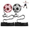 2PCS Soccer Ball Net Soccer Training Equipment, Football Kick Throw Solo Practice Training Aid, Upgrade Adjustable Waist Belt Elastic Rope Nets for Kids Youth Adults for Ball Size 3, 4, 5 view 1