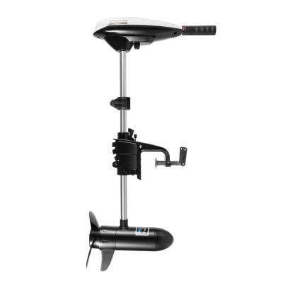 CUBELLIN 12V 660W Electric Trolling Motor 66LBS Thrust Boat Fishing Motor Length Adjustable Outboard Motor Three-Blade Propeller Outboard Motor
