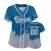 Custom Baseball Jersey Football City Skyline Design Hip Hop Button Down Shirt Stitched/Printed Personalized Name & Number Fans Gift for Football Mom Women Girls S-4XL view 1