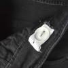 KIDSCOOL SPACE Little Child Denim Shorts,Strtchy DenimAbove Kneee Ripped Summer Short Pants, Black, 3-4 Years view 4