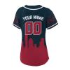 Custom Baseball Jersey Football City Skyline Design Hip Hop Button Down Shirt Stitched/Printed Personalized Name & Number Fans Gift for Football Mom Women Girls S-4XL view 4