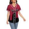 Custom Baseball Jersey Football City Skyline Design Hip Hop Button Down Shirt Stitched/Printed Personalized Name & Number Fans Gift for Football Mom Women Girls S-4XL view 2