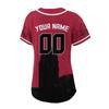Custom Baseball Jersey Football City Skyline Design Hip Hop Button Down Shirt Stitched/Printed Personalized Name & Number Fans Gift for Football Mom Women Girls S-4XL view 4