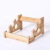 ROYUMI 3/4/5/6 Tier Bamboo Display Stand for Sword/Flute, Samurai Katana Sword Holder, Home Storage Weapon Rack for Genji/Dagger/Wand (Size : 3-Tier) view 1