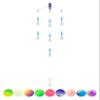 BLUEWING 18" Upgraded Fishing Spreader Bar Starboard Walker Offshore Trolling Spreader Bar with 6" Bulb Squids and 316 Stainless Steel Rod for Wahoo Tuna Marlin Mahi Mahi, Crystal Blue view 1
