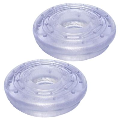 WHAMVOX 2pcs Transparent Anti-Slip Pads for Indoor Pull-up Bar Easy Installation Door Cushion Protects Frame Secure Grip for Home Workouts Durable Workout Equipment