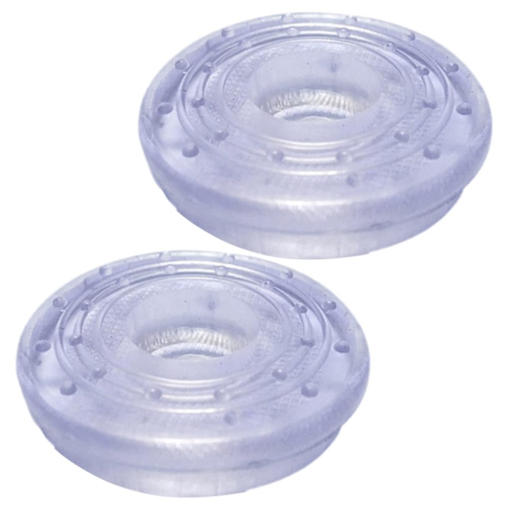 WHAMVOX 2pcs Transparent Anti-Slip Pads for Indoor Pull-up Bar Easy Installation Door Cushion Protects Frame Secure Grip for Home Workouts Durable Workout Equipment