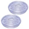 WHAMVOX 2pcs Transparent Anti-Slip Pads for Indoor Pull-up Bar Easy Installation Door Cushion Protects Frame Secure Grip for Home Workouts Durable Workout Equipment view 1
