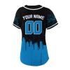 Custom Baseball Jersey Football City Skyline Design Hip Hop Button Down Shirt Stitched/Printed Personalized Name & Number Fans Gift for Football Mom Women Girls S-4XL view 4