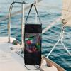 KarFri Portable Boat Trash Bags Medium Hoop Mesh Trash Bags Boats Trash Container Boat Garbage Container for Boat Camper Fishing Cabin Storage Men Women Adults, Black view 2