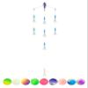 BLUEWING 18" Upgraded Fishing Spreader Bar Port Walker Offshore Trolling Spreader Bar with 6" Bulb Squids and 316 Stainless Steel Rod for Wahoo Tuna Marlin Mahi Mahi, Crystal Blue view 1
