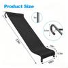 Universal Trampoline Slide Ladder for 10/12/14/15FT Trampolines, Black and Silver Design with Heavy Duty Steel Frame, Easy to AssembleSafety & Buffer Bottom for Kids to Climb Up & Slide Down(Black) view 2