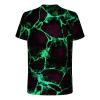 T Shirts for Man Big and Tall Short Sleeve Casual Athletic Shirts Funny 3D Flame Print Graphic Tee Shirts for Men Funny Shirts for Men 2024 Green 2X view 3
