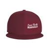 GEZHONU Save The Manual Hat Snapback Hat Flat Bill Baseball Cap Hip Hop Funny Men Gift Unisex Dark Red view 2