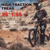 2 Pack 26 inch Bike Tires - 26  1.95 inch Folding Replacement Bicycle Tires for MTB Mountain Bike with 26 inch Schrader Valve Bike Tubes, 4 Tire Levers and 2 Rim Strips view 2