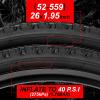 2 Pack 26 inch Bike Tires - 26  1.95 inch Folding Replacement Bicycle Tires for MTB Mountain Bike with 26 inch Schrader Valve Bike Tubes, 4 Tire Levers and 2 Rim Strips view 3