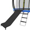 Trampoline Ladder and Slide Kit - Universal 3 Steps Stair Slide with Buffer, Easy to Climb Trampoline Accessories for Kids, Replacement Parts & Attachmentfor 10 12 14 15ft Trampolines (Silver) view 1