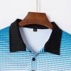 Muscularfit Mens Shirts Casual Stylish Button Down Short Sleeve Polo Shirt Summer Vacation Shirts Loose Athletic Pullover Tee view 4
