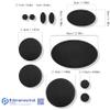 aZengear Down Jacket Repair Patches Kit, Dark Grey Dark Blue & Black, 33 Pre-Cut Waterproof Self-Adhesive Patches for Puffer Coats Tents & Outdoor Gear view 2