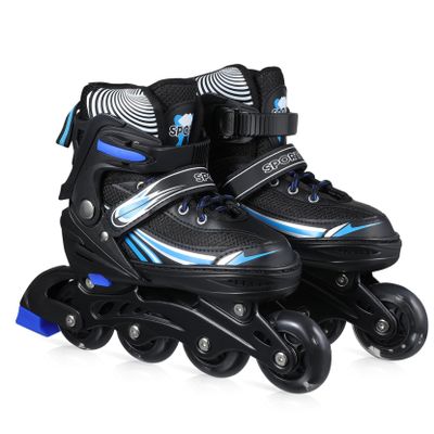 WHAMVOX 1pair Inline Skates for Adults Inline Hockey Skates for Men and Women Comfortable Fit Stylish Design Suitable for Beginners and Experienced Skaters Includes Storage Bag