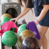 4 Pcs Funny Bowling Towel Embroidered Bowling Ball Towel with 4 Grommets Absorbent Sport Ball Rag Wipes Bowl Gifts for Men Women Sport Player Fitness Fans Birthday, 24 x 16 Inch(Women Style) view 4