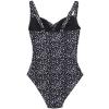 Regatta Womens/Ladies Sakari Polka Dot Tummy Control One Piece Bathing Suit (4 US) (Black/White) view 4