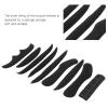 Pilipane 2 Sets Black Sponge Bikes Helmet Liner Replacement Kit Hook for Comfortable Cycling view 2
