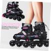 WHAMVOX 1pair Inline Skates for Adults and Boys and Girls Inline Hockey Skates Storage Bag Comfortable Fit and Stylish Design Suitable for Beginners and Experienced Skaters view 3