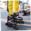 WHAMVOX 1pair Inline Skates for Adults and Boys and Girls Inline Hockey Skates Storage Bag Comfortable Fit and Stylish Design Suitable for Beginners and Experienced Skaters view 4