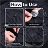 aZengear Down Jacket Repair Patches Kit, Dark Grey Purple & Burgundy, 33 Pre-Cut Waterproof Self-Adhesive Patches for Puffer Coats Tents & Outdoor Gear view 2