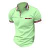 RTTUIOP Men's Polo Shirts V Neck Short Sleeve Casual T-Shirt Solid/Color Block Slim Fit Golf Shirt with Pocket Camisas para Hombres Polo Shirts for Men view 3
