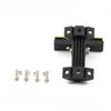 Sosoport Double Kettle Bottle Cage Adapter for Bike Saddle Space-Saving Dual Water Bottle Holder Angle and Height Easy Installation for Enhanced Aerodynamics Black view 1
