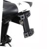 Sosoport Double Kettle Bottle Cage Adapter for Bike Saddle Space-Saving Dual Water Bottle Holder Angle and Height Easy Installation for Enhanced Aerodynamics Black view 3