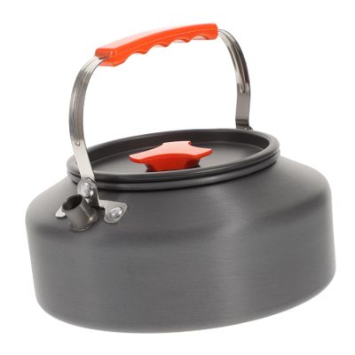 Sosoport Material Outdoor Kettle 1.6l Tea Kettle Portable Water Boiler Boiling Teapot for Camping Random