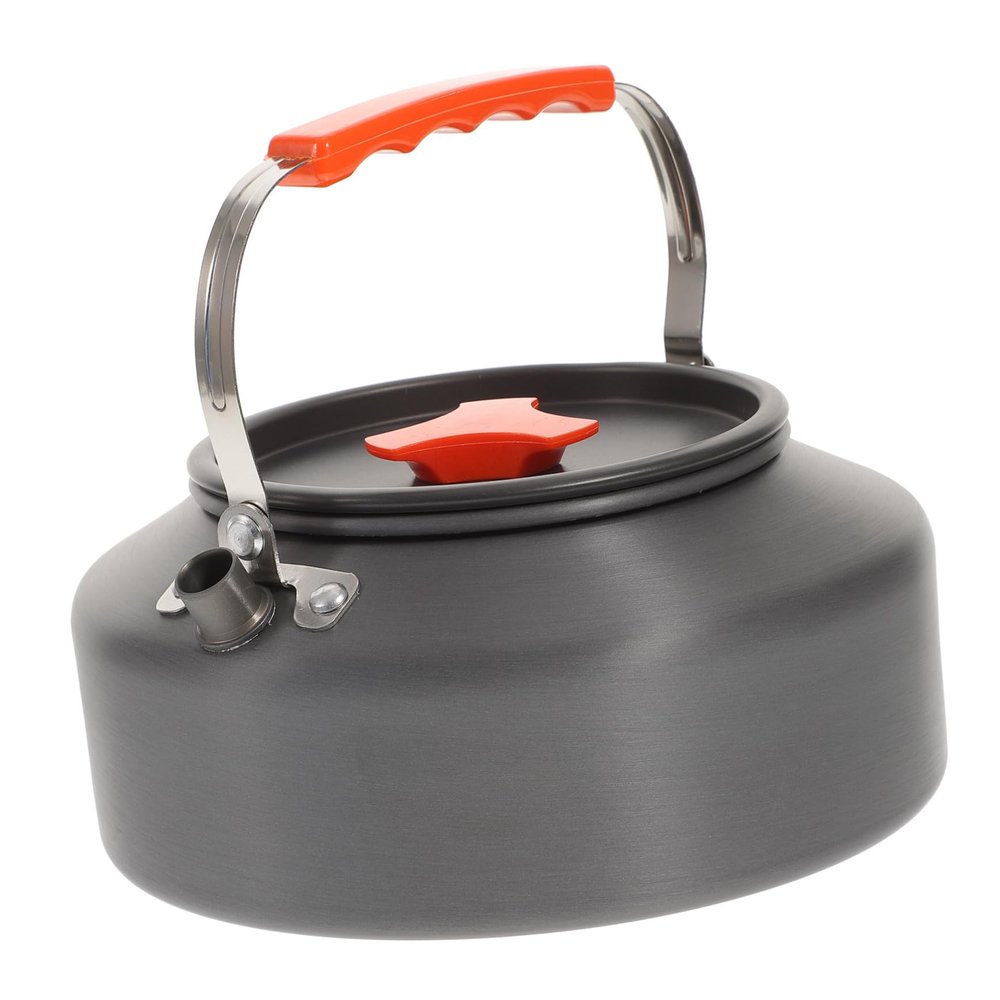 Sosoport Material Outdoor Kettle 1.6l Tea Kettle Portable Water Boiler Boiling Teapot for Camping Random