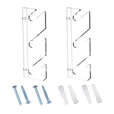 QSTDGVPW Skateboard Wall Mount Display Rack, Multifunctional Load Bearing Skateboard Storage Hanger for Garage, Ski Boards Longboard, 3 Layer