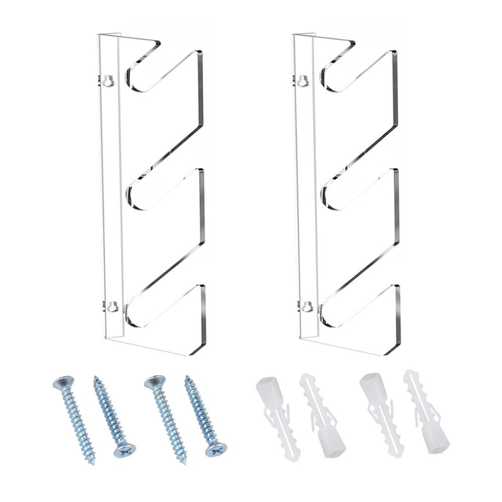 QSTDGVPW Skateboard Wall Mount Display Rack, Multifunctional Load Bearing Skateboard Storage Hanger for Garage, Ski Boards Longboard, 3 Layer