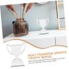 WHAMVOX Heat Transfer Sports Trophy Model Blank Sublimation Trophy for DIY Decor Sign for Festivals and Awards Table Centerpiece for Celebrations view 4