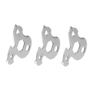 WOONEKY 3pcs Cord Strap Tensioner Knotting Buckle Rope Tightener for Hiking Multifunctional Adjuster Tent Easy to Use