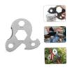 WOONEKY 3pcs Cord Strap Tensioner Knotting Buckle Rope Tightener for Hiking Multifunctional Adjuster Tent Easy to Use view 3