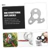 WOONEKY 3pcs Cord Strap Tensioner Knotting Buckle Rope Tightener for Hiking Multifunctional Adjuster Tent Easy to Use view 4