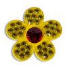 Bonjoc Premium Crystal Golf Ball Marker with Magnetic Hat Clip Flower (Sunrise - Yellow/Red) | Perfect Golf Accessories, Golf Gift, and Golf Giveaway for Men Women with add-ons Available! view 1
