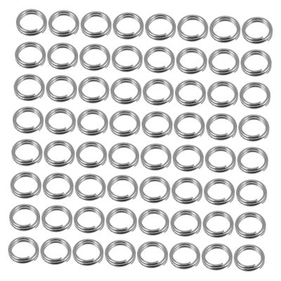 balacoo 100pcs O-Shape Split for Fishing Tackle Fishing Accessories for Freshwater Use for Lures Baits Compact