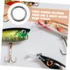 balacoo 100pcs O-Shape Split for Fishing Tackle Fishing Accessories for Freshwater Use for Lures Baits Compact view 2