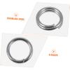 balacoo 100pcs O-Shape Split for Fishing Tackle Fishing Accessories for Freshwater Use for Lures Baits Compact view 3