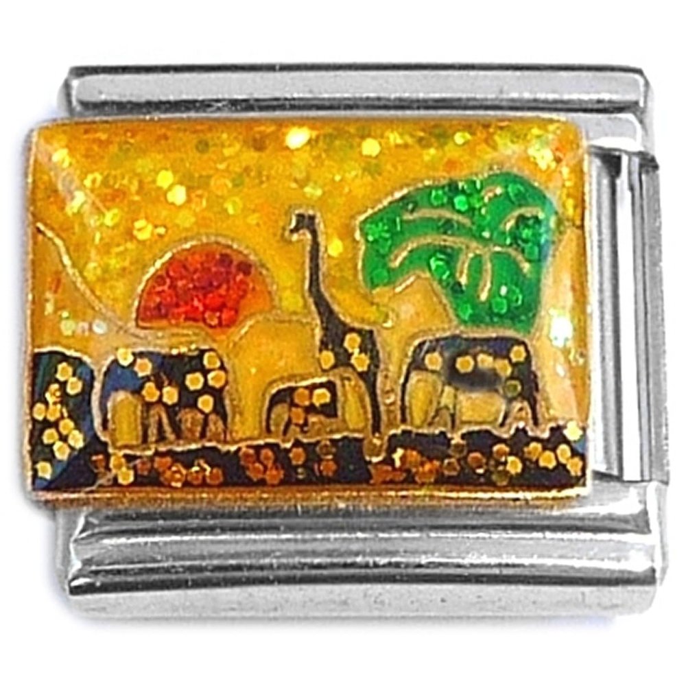 NewCharms Africa Safari Sunset Italian Charm