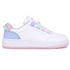 Nautica Girls Kids Fashion Sneaker Tennis Shoes Low-Top Lace Up Sneaker-Sammira-White Pastel Size-5 view 2