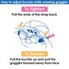 VIEW Swimming Gear V-430JA SWIPE Anti-Fog Junior Swim Goggles for Children Ages 3-5, Aquamarine/Yellow view 4