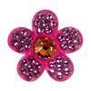 Bonjoc Premium Crystal Golf Ball Marker with Magnetic Hat Clip Flower (Sweet Pea - Pink/Orange) | Perfect Golf Accessories, Golf Gift, and Golf Giveaway for Men Women with add-ons Available! view 1